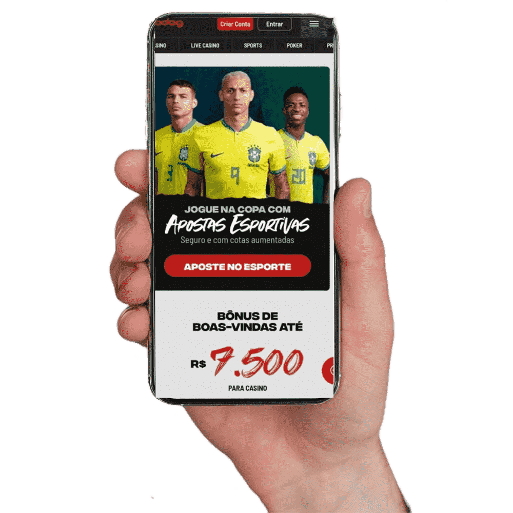 Bodog Brasil abra o aplicativo de seu smartphone