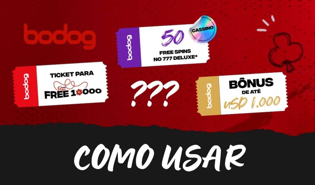 como utilizar os códigos de bônus no site Bodog Brasil