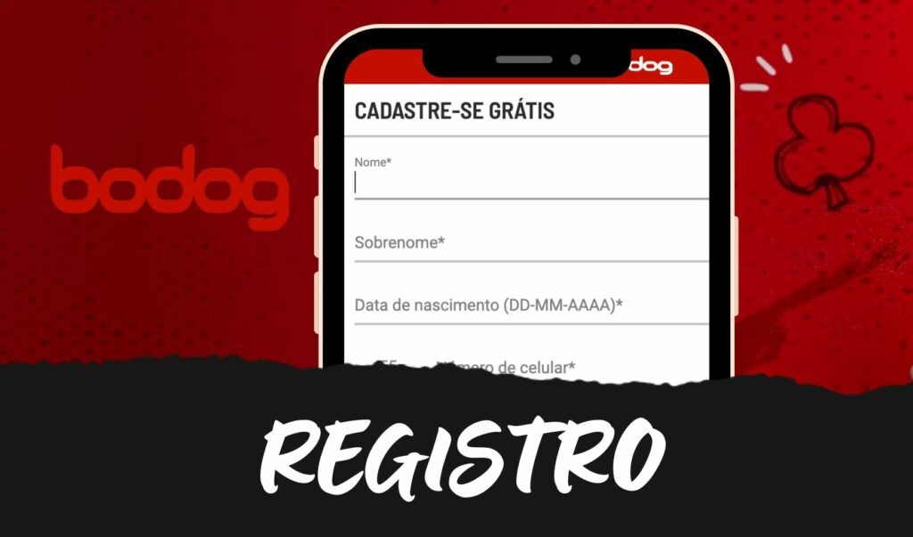 como se registrar com o aplicativo Bodog Brasil