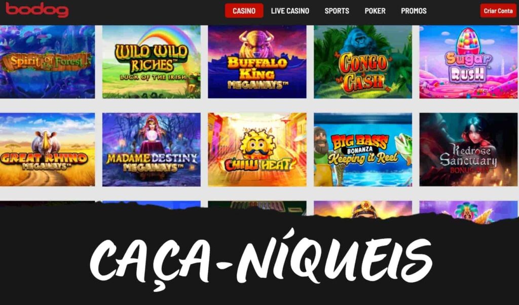 o que são slot machines no site Bodog Brasil
